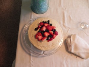 Berry-topped Cake